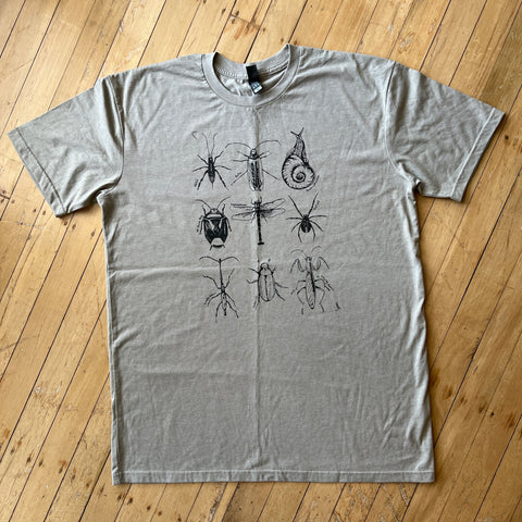 Mens Native Bugs Tee in beige - Size XL