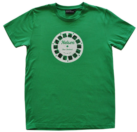 Mens Nelson Viewfinder T Shirt Meadow Marle