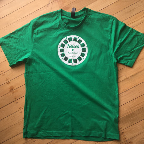 Mens Apple Green Nelson Viewfinder Tee - Only Large remaining!